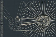 Bicycles drawings Set, an Illustration by Blacklight (Thumbnail 7 of 8)