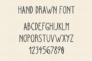 Hand Drawn Font, a Font by vladocar (Thumbnail 1 of 7)
