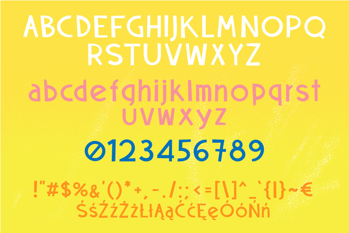 Toy Cartoon font preview 3
