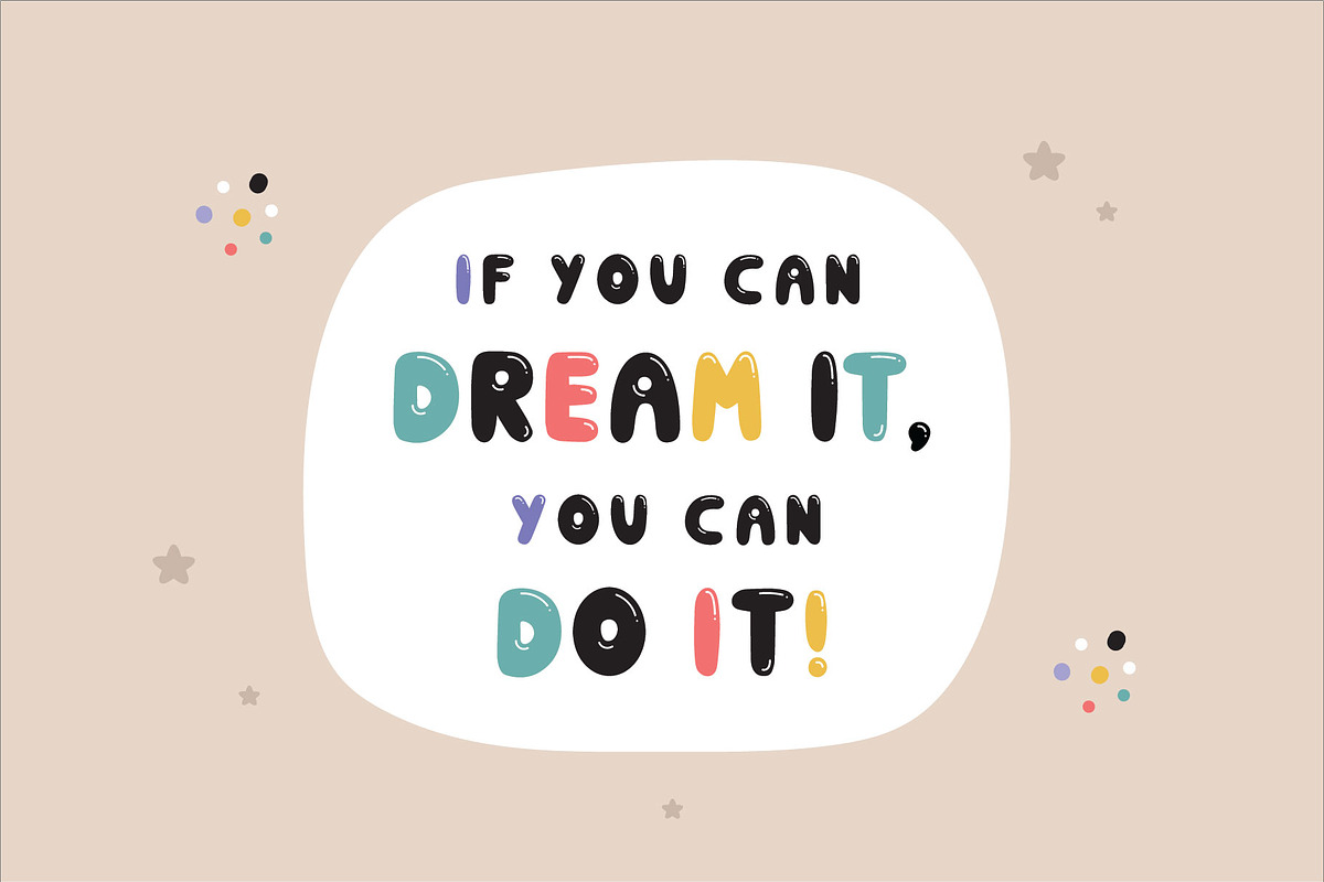 Airballoon Display Font, a Script Font by JuliyArt (Photo 2 of 7)