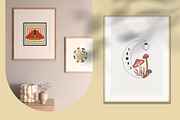 Retro groovy posters - wall art, an Illustration by Sofico (Thumbnail 6 of 13)
