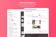 Design System with Figmas Variables, an UI Kit Template by MilasDesigns (Thumbnail 4 of 7)