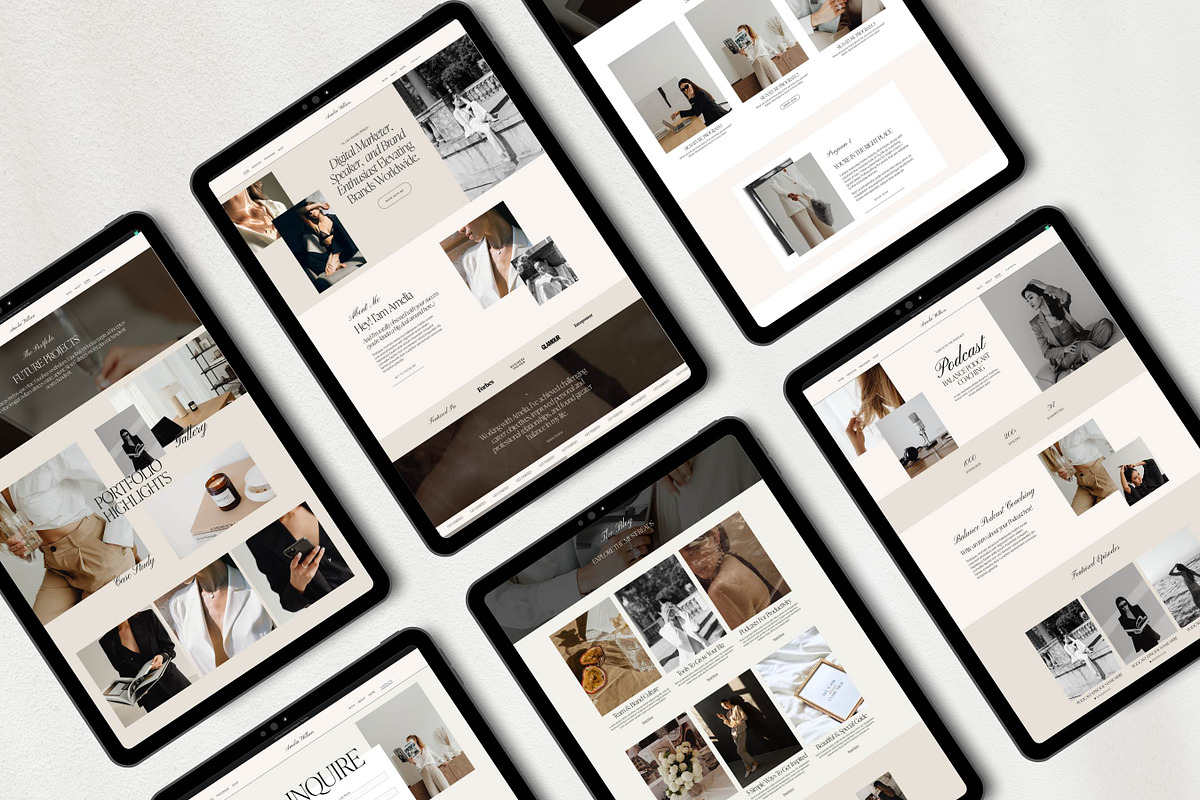 Squarespace Website Template, a Squarespace Template by Presentibox (Photo 6 of 11)