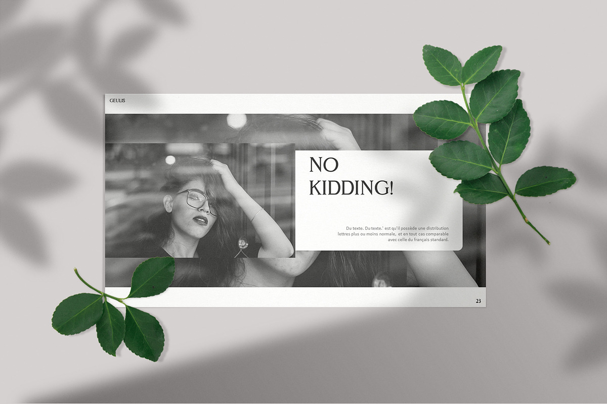 SALE Geulis Feminine Google Slides, a Presentation Template by Flawless And Co (Photo 8 of 12)