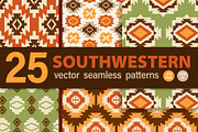 25 Southwestern Vector Patterns, a Pattern Graphic by Katrinelly (Thumbnail 1 of 13)