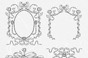 Victorian invitation frames, a Decorative Illustration by GrafikBoutique (Thumbnail 2 of 11)