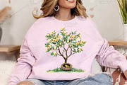 Watercolor Spring Tree Clipart PNG, an Illustration by Canvas Craft (Thumbnail 4 of 7)