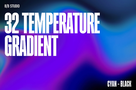 32 Cyan Black Gradient Texture