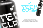 Glitech Futuristic Display, a Font by Glyphstyle (Thumbnail 6 of 9)