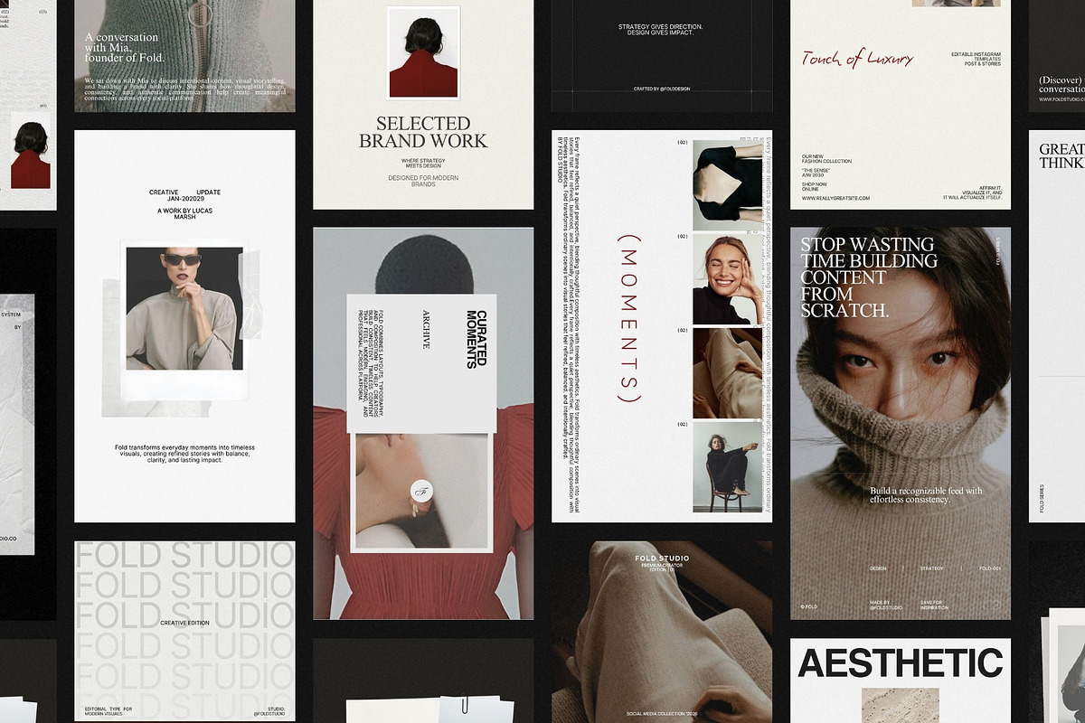 FOLD | Instagram Post & Story (II), a Social Media Template by Pixel Grid (Photo 10 of 10)
