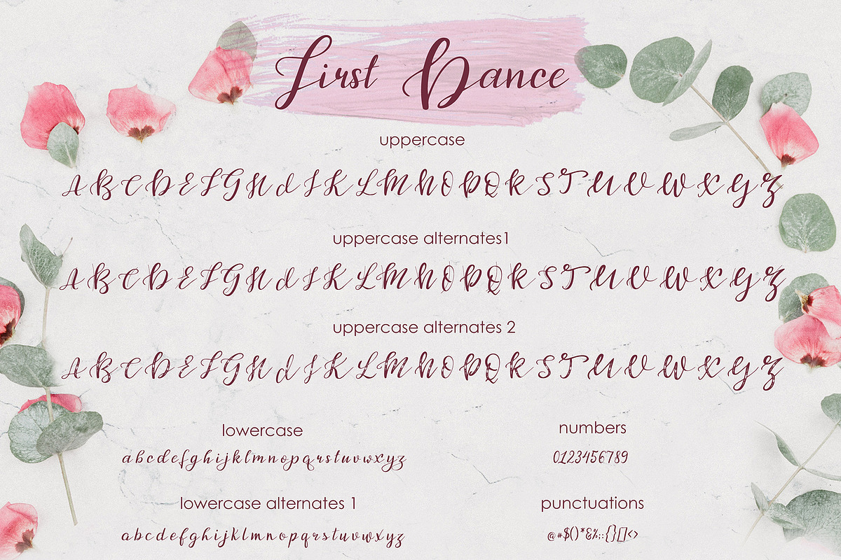First Dance - font, a Script Font by Astarte_design (Photo 5 of 7)
