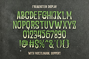 Freaknstein Horror Font Duo, a Sans Serif Font by Rillatype (Thumbnail 8 of 9)