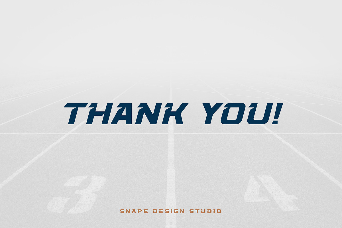 Enforce - Sport Font, a Sans Serif Font by Snape Design Studio (Photo 5 of 5)