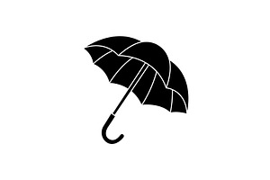 Black solid silhouette of an, an Object Illustration by GraphiShop