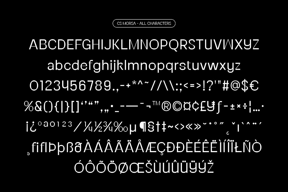 CS Morsa – Modern Sans Serif, a Sans Serif Font by Craft Supply Co. (Photo 8 of 8)
