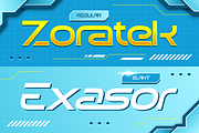 Ganter - Sci-fi Typeface, a Sans Serif Font by Artisan Themes (Thumbnail 4 of 10)