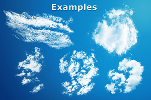 100 Cloud Brushes Extras