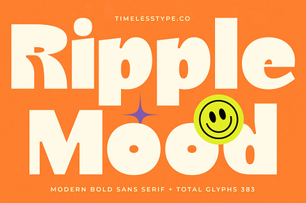 Ripple Mood Modern Bold Sans Serif, a Sans Serif Font by timelesstype.co