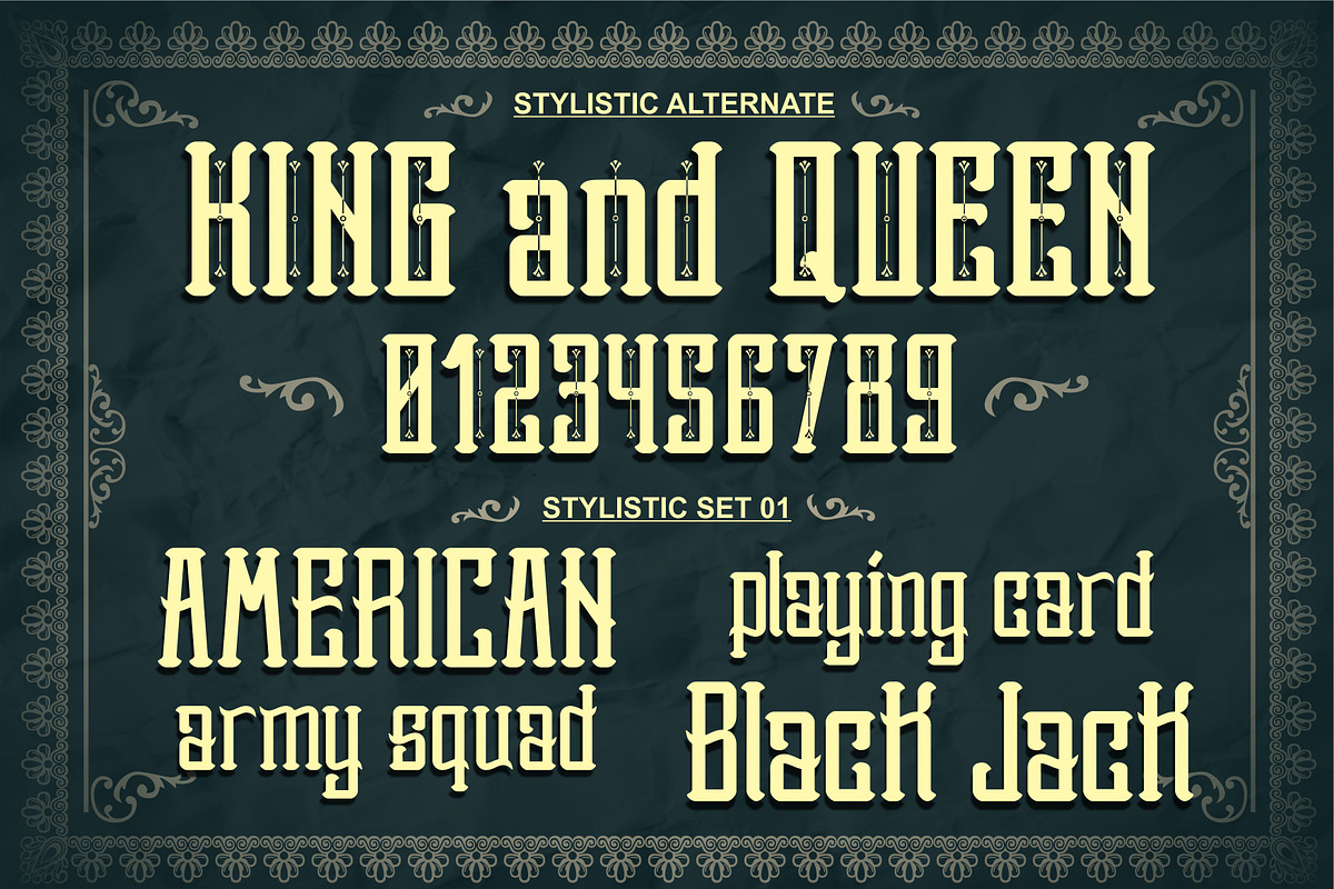 Vesaly - Simple Blackletter preview 4