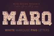 White Marquee - 3D Lettering, a Graphic by MIIM (Thumbnail 1 of 8)