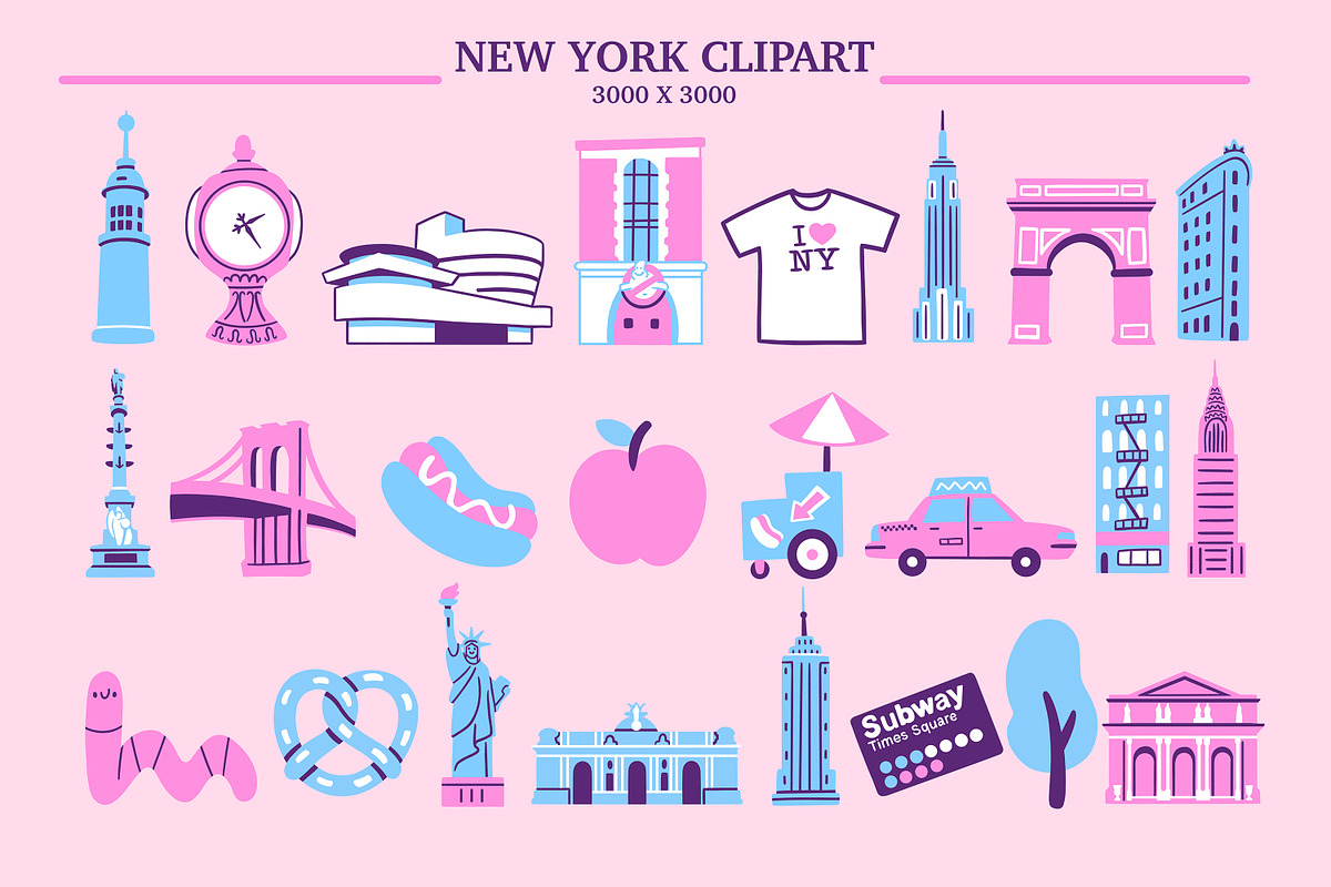 New York Map Creator, an Illustration by Great Glebsby (Photo 3 of 9)