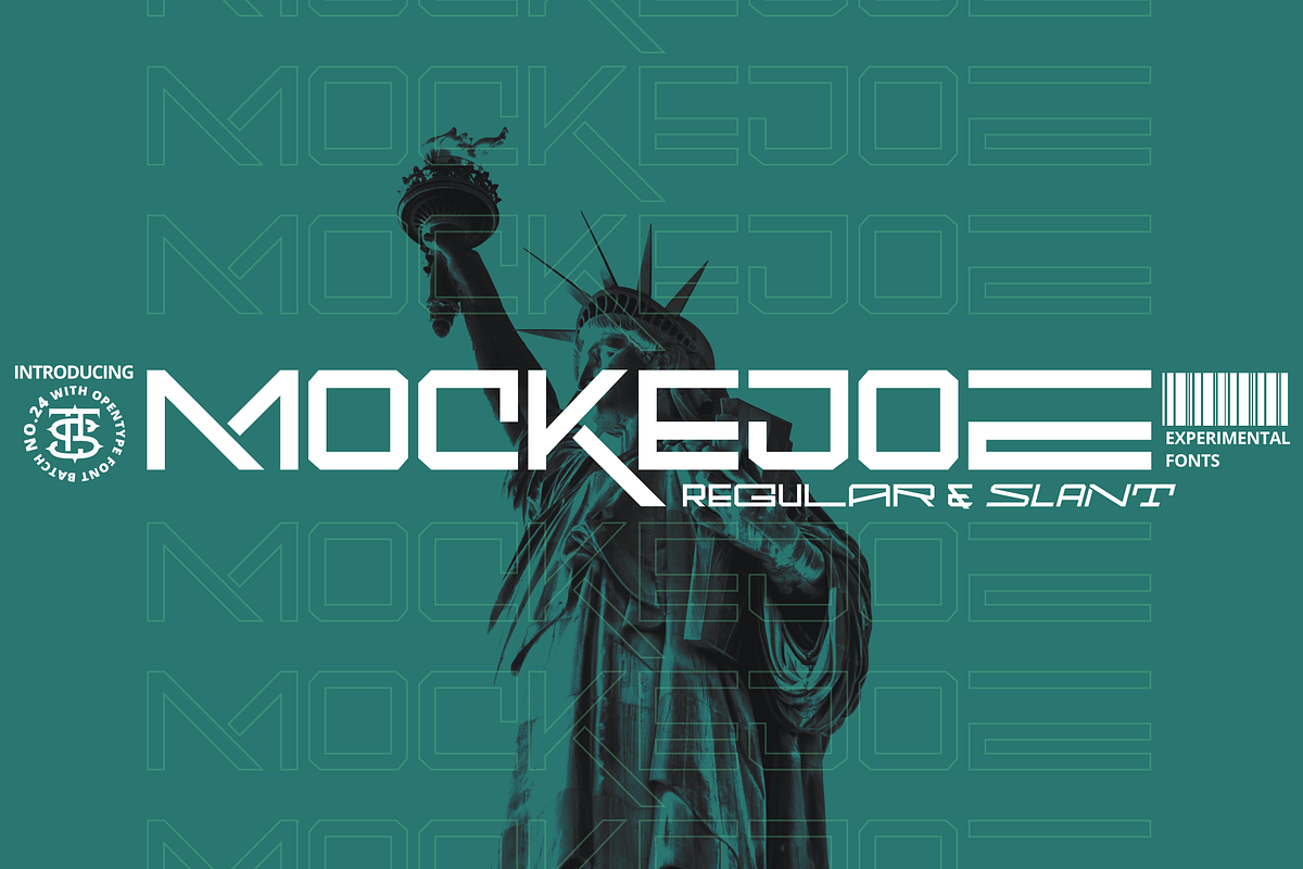 MOCKEJOE - Display Typeface, a Script Font by tebaltipislab (Photo 1 of 15)