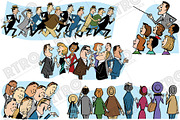 RTRO Crowds 1, a Person Illustration by RTRO Stock (Thumbnail 4 of 5)