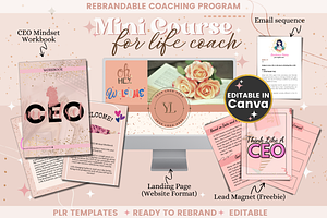Mini Course Package for Female Coach, a Templates & Theme by bellaROSEworkshop