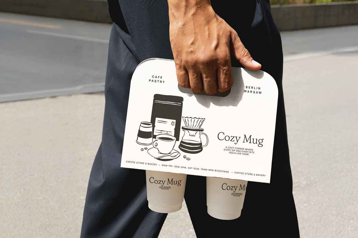 Naive coffee and pastry doodles, an Object Graphic by DesignThatMatters (Photo 11 of 14)