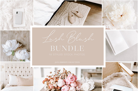 Lush Blush Styled Stock Photos