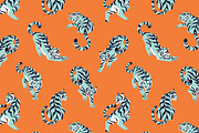 Wild tigers set, cards, patterns, an Animal Illustration by PaperTrident (Thumbnail 10 of 10)