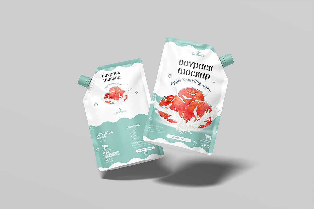 Doypack Packaging Mockup, a Packaging Mockup by graphicsecond (Photo 6 of 7)