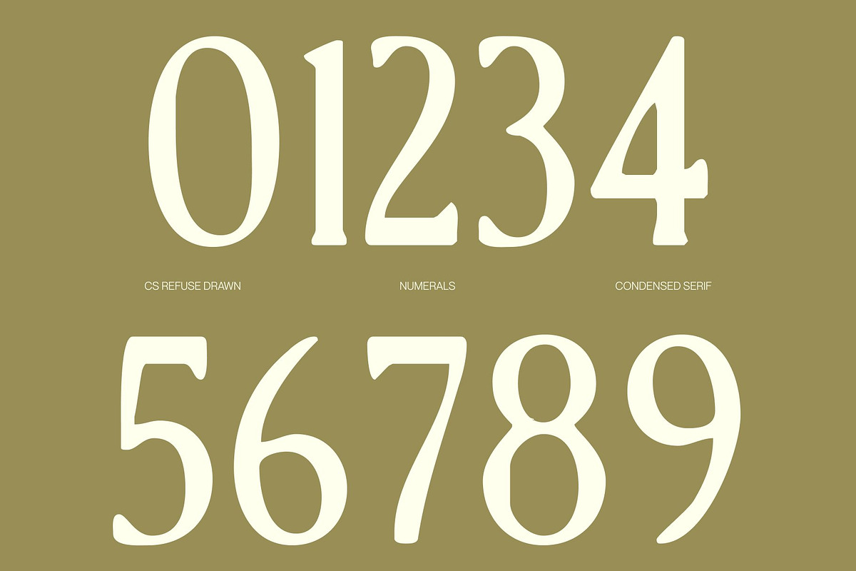 CS Refuse Drawn, a Serif Font by Craft Supply Co. (Photo 4 of 8)