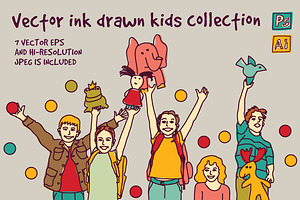 Vector kids collection