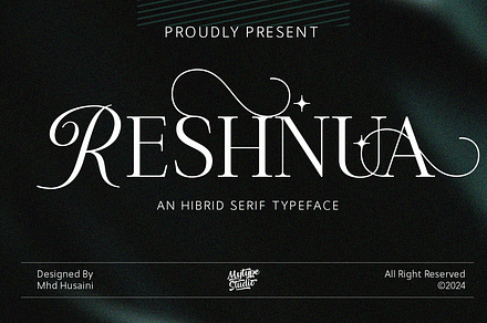 Reshnua - Hybrid Serif Typeface