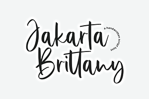 Jakarta Brittany Handwritten Script