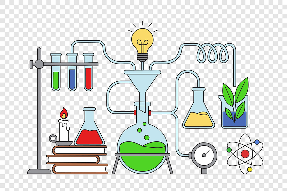 Laboratory Equipment and Science, an Education Illustration by Partikusi Design (Photo 3 of 3)