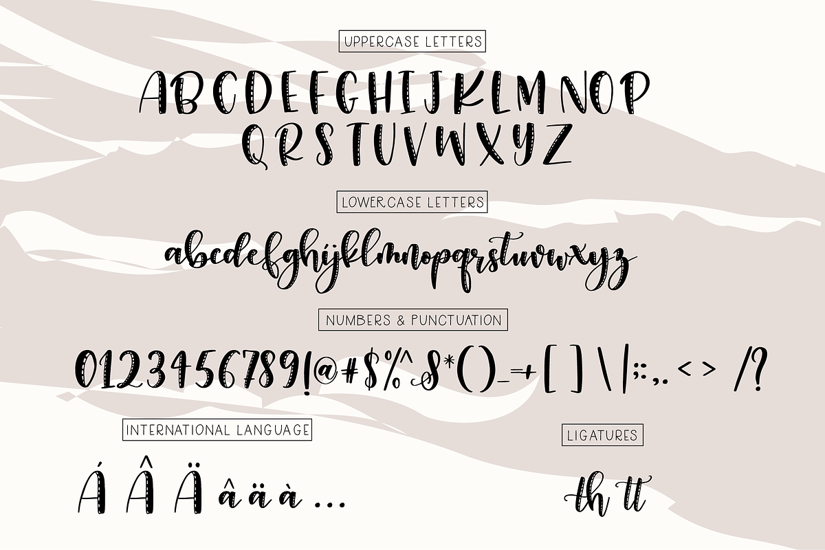 Snuggle Font preview 8
