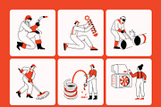 Industrial Illustrations Art, a Person Illustration by Vectors Market (Thumbnail 8 of 10)