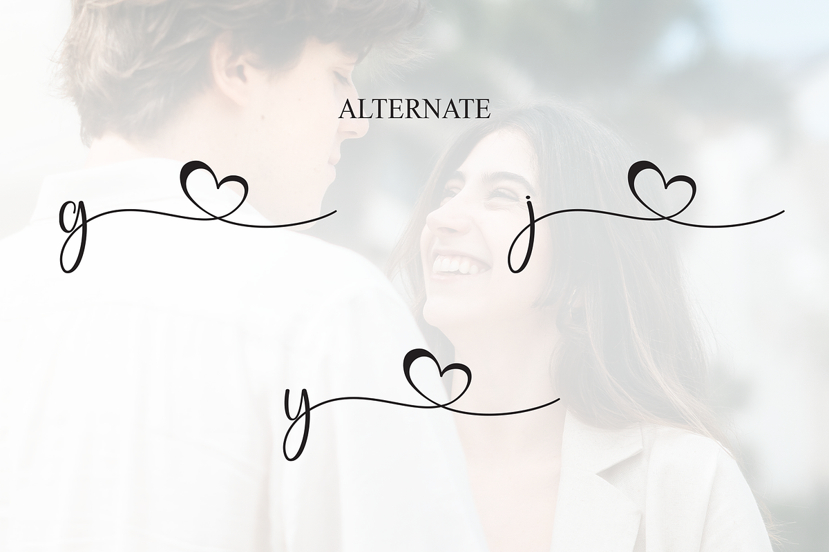 Darling Happy | Script Font, a Handwritten Font by Scratchones (Photo 8 of 9)