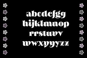 Kukka Flower Font