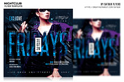 Night Club Flyer Template, a Flyer Template by Satgur Graphic Design (Thumbnail 1 of 4)