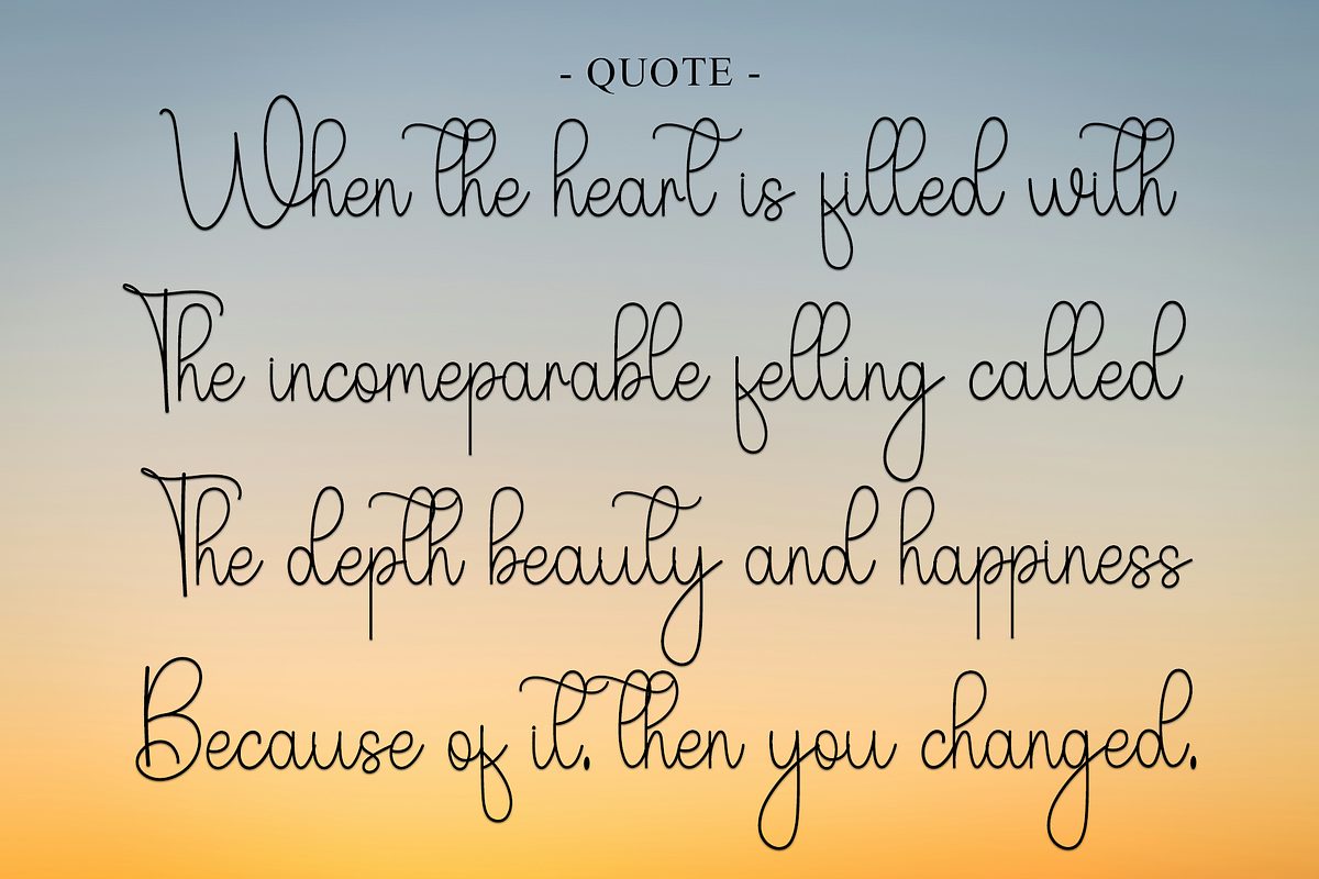 Angelina, a Handwritten Font by InermediaSTUDIO (Photo 1 of 7)