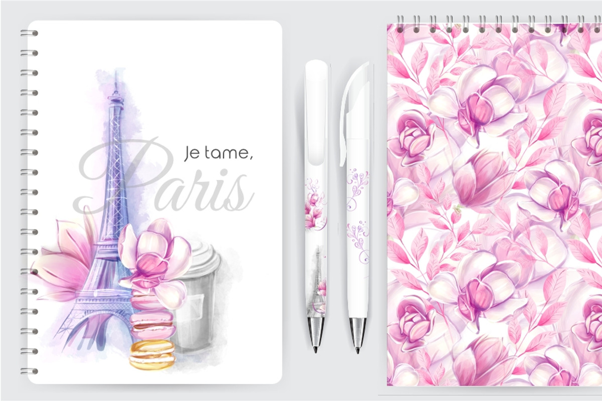 Paris watercolor clip art, an Education Illustration by katmonne (Photo 9 of 10)