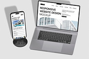 Website and App UI Mockup, an iPhone Mockup by Unerispace (Thumbnail 4 of 5)