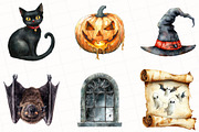 Halloween Collection Clipart Bundle, an Illustration by OK Design (Thumbnail 5 of 5)