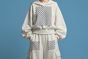 Oversized Hoodie & Sweatpants Mockup, a Hoody Mockup by Designer Dude (Thumbnail 2 of 2)