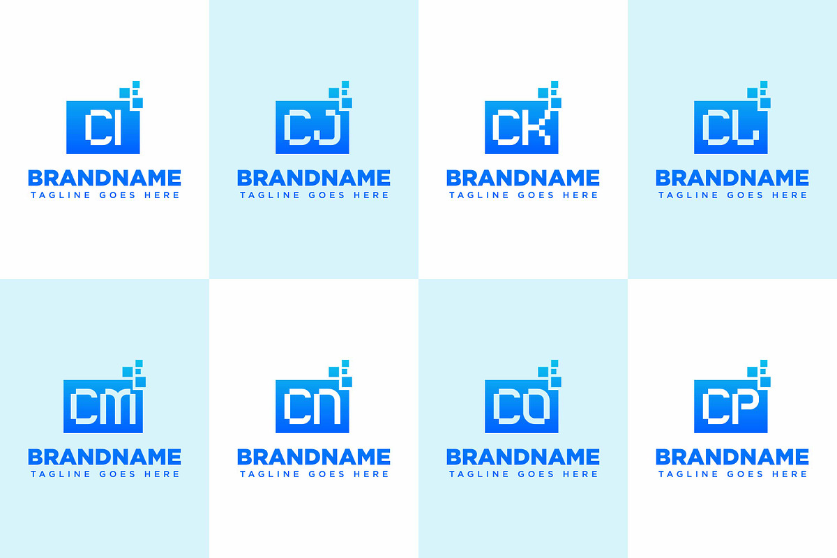 CI CJ CK CL CM CN CO CP Tech Logo, a Branding & Logo Template by Pray Art Design Studio (Photo 1 of 2)