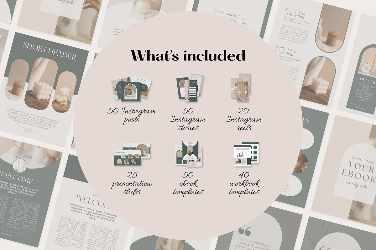 Social Media Branding Kit | Canva, a Social Media Template by Studio DigiCraft (Photo 2 of 9)