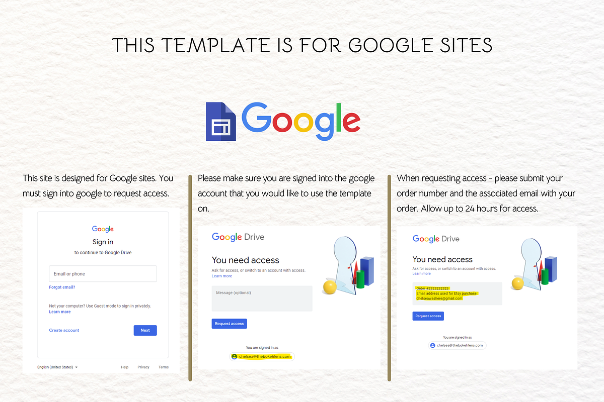 Google Site Theme | The Designer, a HTML Template by She Designs Things (Photo 7 of 10)